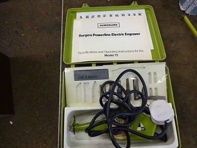 Burgess electric engraver