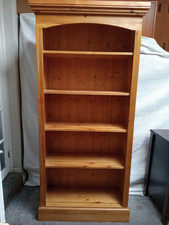 Solid Tall Pine Bookcase
