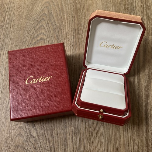Cartier red jewellery box case - red,