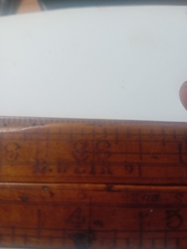 Weir antique brass measuring - b.weir,