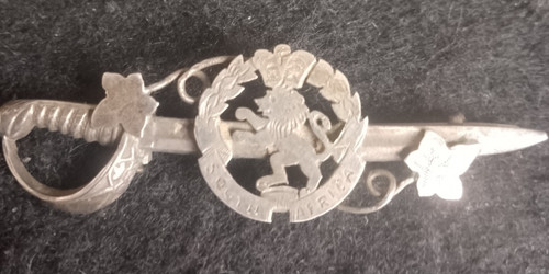 Boer war silver sweetheart - silver,