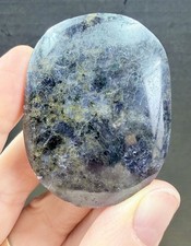 Crystal Iolite Palm Stone Heal
