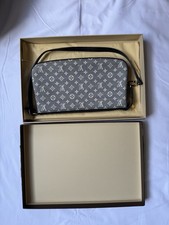 Louis Vuitton Navy Blue Canvas Pochette