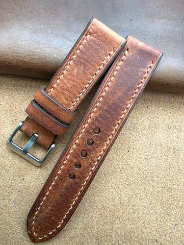 20mm handmade leather watch - 20mm,