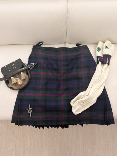 Scottish wool kilt outfit - scottish,