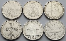 Isle of Man 5p coin set - Circulated