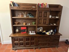 Dresser antique display cabinet very solid and heavy.  210cm wide x 184cm high