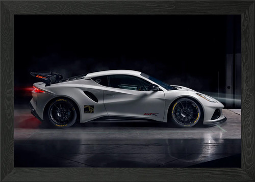 Lotus emira gt4 framed wall - lotus,