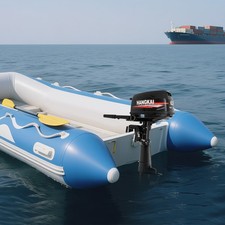 4-Stroke 6.5 HP 123CC Outboard Engine Marine Boat Motor Water Cooling System UK