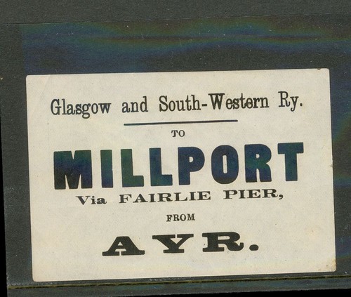 Glasgow south western - &,