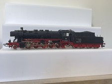 Fleischmann HO 4177 Steam Loco black DB livery 051 628-6, lights, steam, boxed