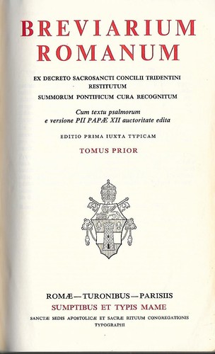1962 brevarium romanum - 1962,