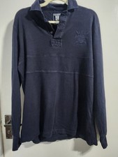 Hackett London Rowing Club Rugby Shirt – Navy Long Sleeve – Size Medium 