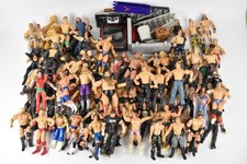 Large WWE Wrestling Figures & Accessories 2003 Jakks Pacific Job Lot Vintage 