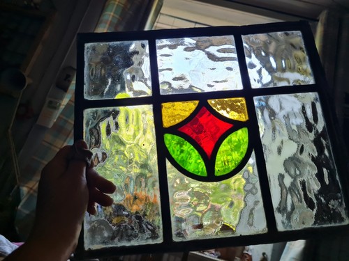 Old antique piece leaded - antique,