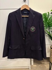 Original Ralph Lauren Wimbledon Tennis Jacket - Navy Blue, Fits Small