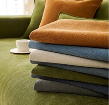 Funny Fuzzy Couch Cover, Non Slip Herringbone Chenille Fabric Sofa Cover # Hot