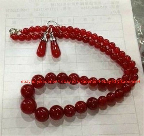 Excellent 14mm red jade - 6-14mm,