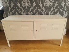 Ikea PS Metal Cabinet, white, 119x63 cm