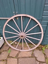 Very Large Antique Canadian Carriage Wheel Cartwheel