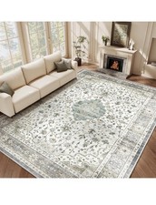 HOMFINE Vintage Area Rug-Soft