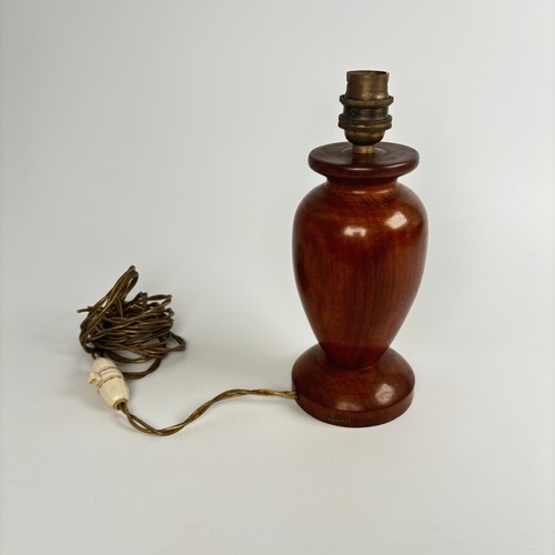 Wooden turned lamp base for - wooden,