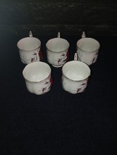 5 Royal Albert Teacups Sweet Romance Bone China Tea Cups