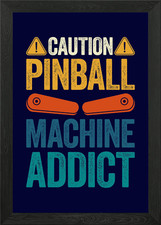 Pinball Table Pinball Framed