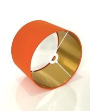 NEW HQ drum lamp shade pendant light shade drum shape shade Orange Gold cotton