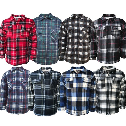 Mens sherpa fleece lined shirt - mens,