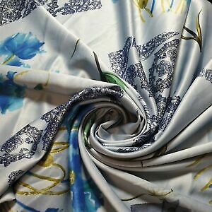 Silky satin fabric dress - silky, craft