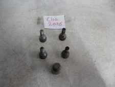 RENAULT CLIO MK4 2016 4 X WHEEL LOCK LOCKING NUT STUD BOLT + REMOVAL KEY