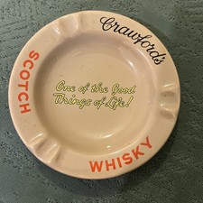 Vintage Wade Ashtray Crawfords Scotch Whisky