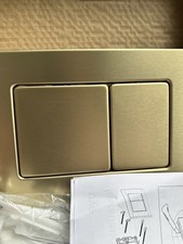Brushed Gold -Stainless Steel PVD -Flush Plate For Geberit Sigma Cistern