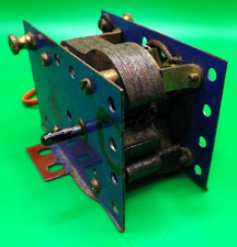 Circa 1930's Meccano blue E1 motor, in running order but heavily used