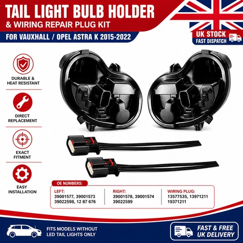 Complete tail light holder - complete,