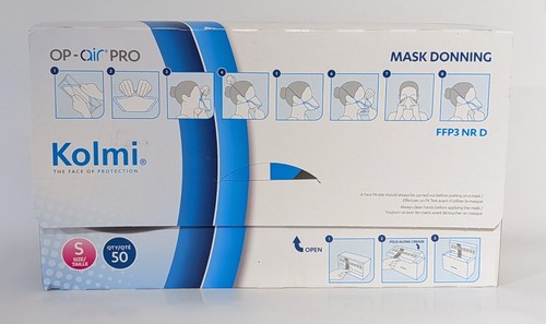 50pk kolmi ffp3 ppe face - nr,
