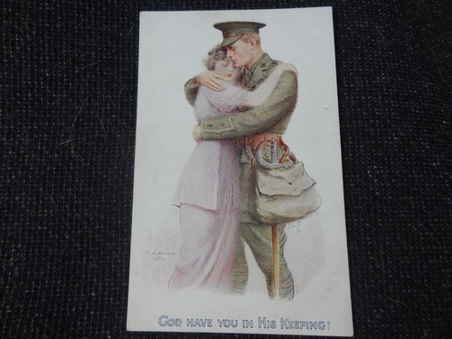 Artist signed ludlow 1914 wwi - ludlow,