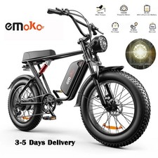 EMOKO C91 20" Electric Bike 48V 20Ah Fat tire Mountain E-Bike E-MTB 7 Speed UK
