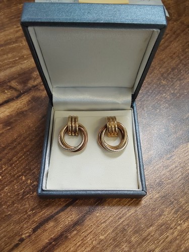 9ct 375 gold tri - 375, tri-colour