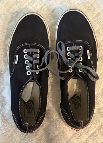 Vans men black canvas - canvas, lace