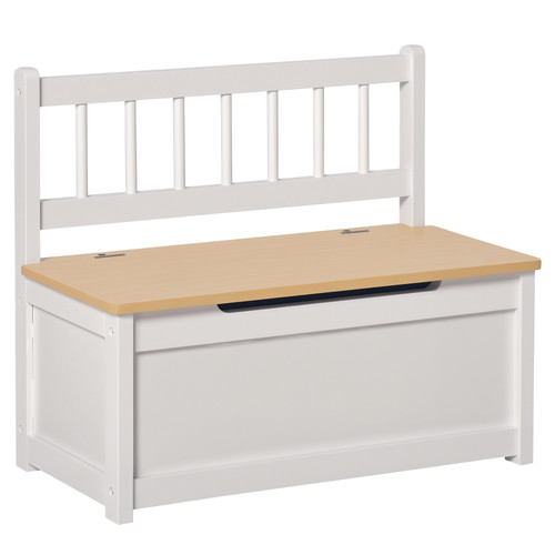 Homcom wooden toy box - in,
