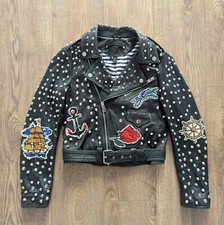 Zara Studded Leather Women's