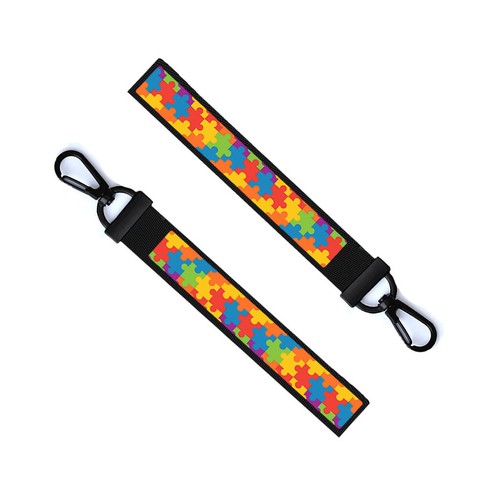 Autism awareness chain keyring - chain,