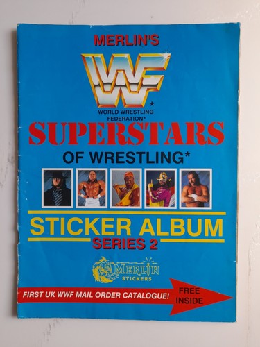 Wwf 1991 sticker album - wwf,