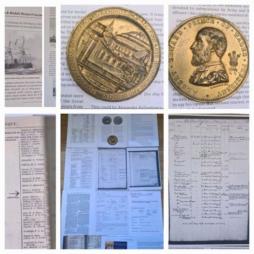 1873 art exhibition - medal, lt