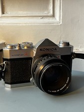 Konica Autoreflex A 35mm Film SLR with 50mm F1.7 Prime Lens Tested Working Mint