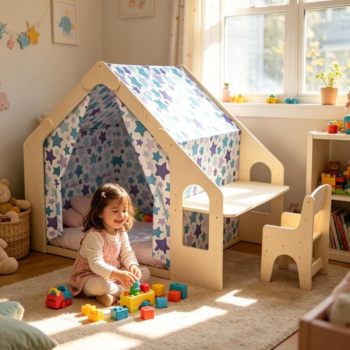 Indoor bedroom playroom - indoor, kids