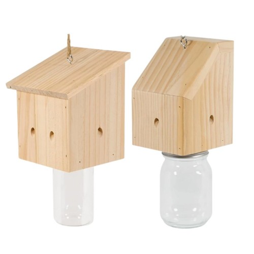 Carpenter bee trap with screws - carpenter,