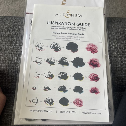 Altenew vintage roses - vintage, build